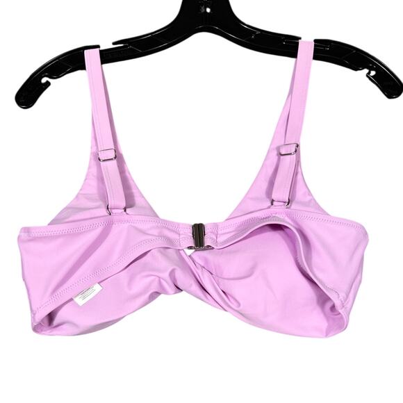 Cupshe Lilac Twist Front Bikini Top Size Large - Picture 5 of 5